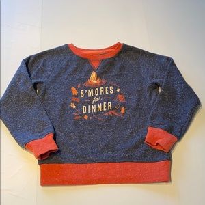 UNITED BY BLUE S’MORE CREW PULL OVER SWEATSHIRT